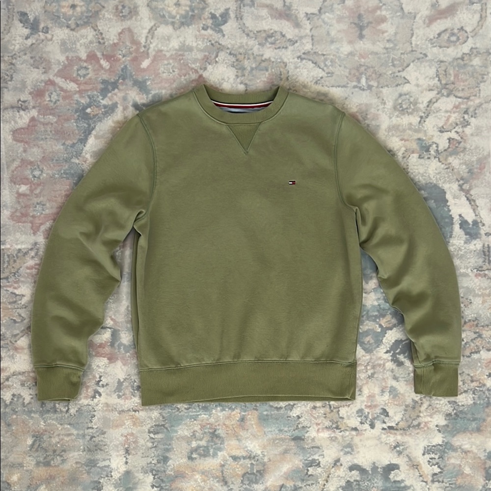 Tommy Hilfiger Green Crewneck Sweater